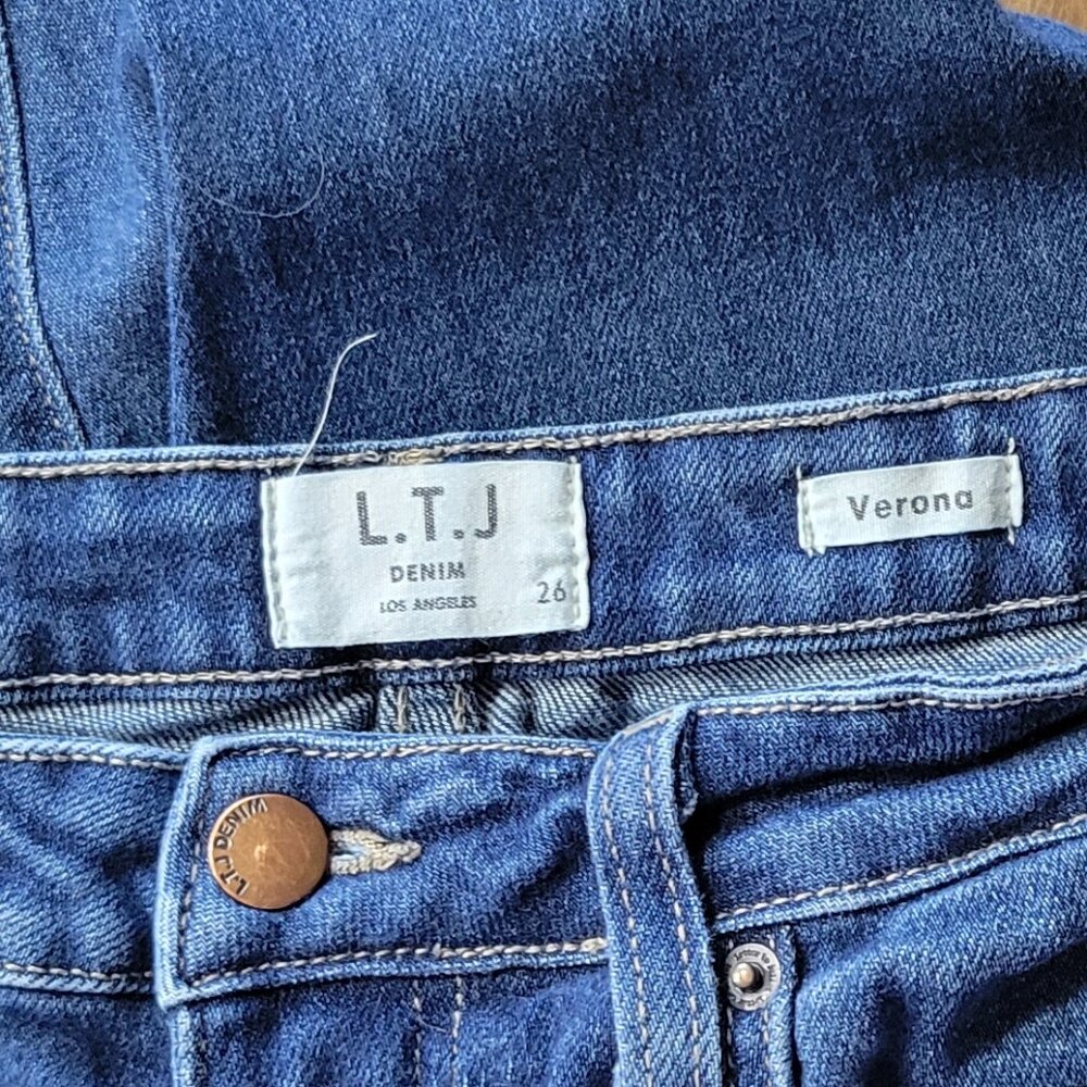 L.T.J Denim Womens 26 Verona Letters To Juliet - Picture 5 of 7